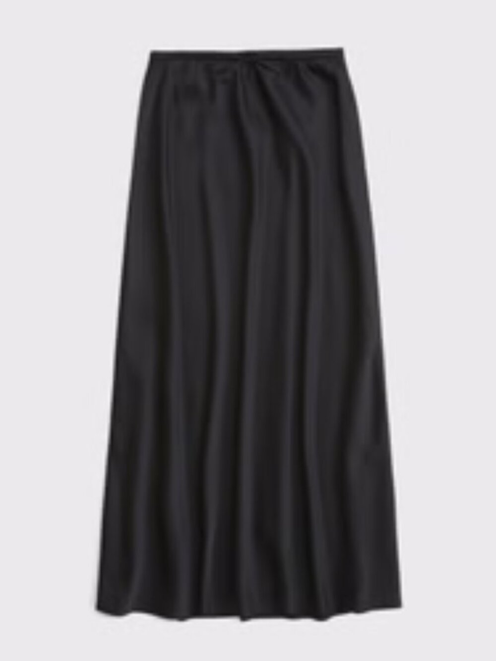 Abercrombie Mid Rise Satin Maxi Skirt